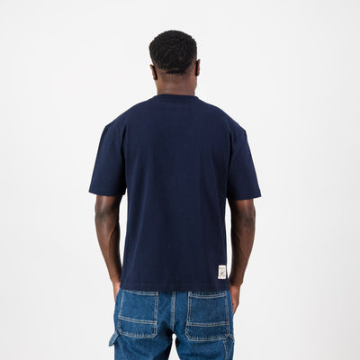 Stillknocks S-Knocks Boxy Crew Tee-Navy