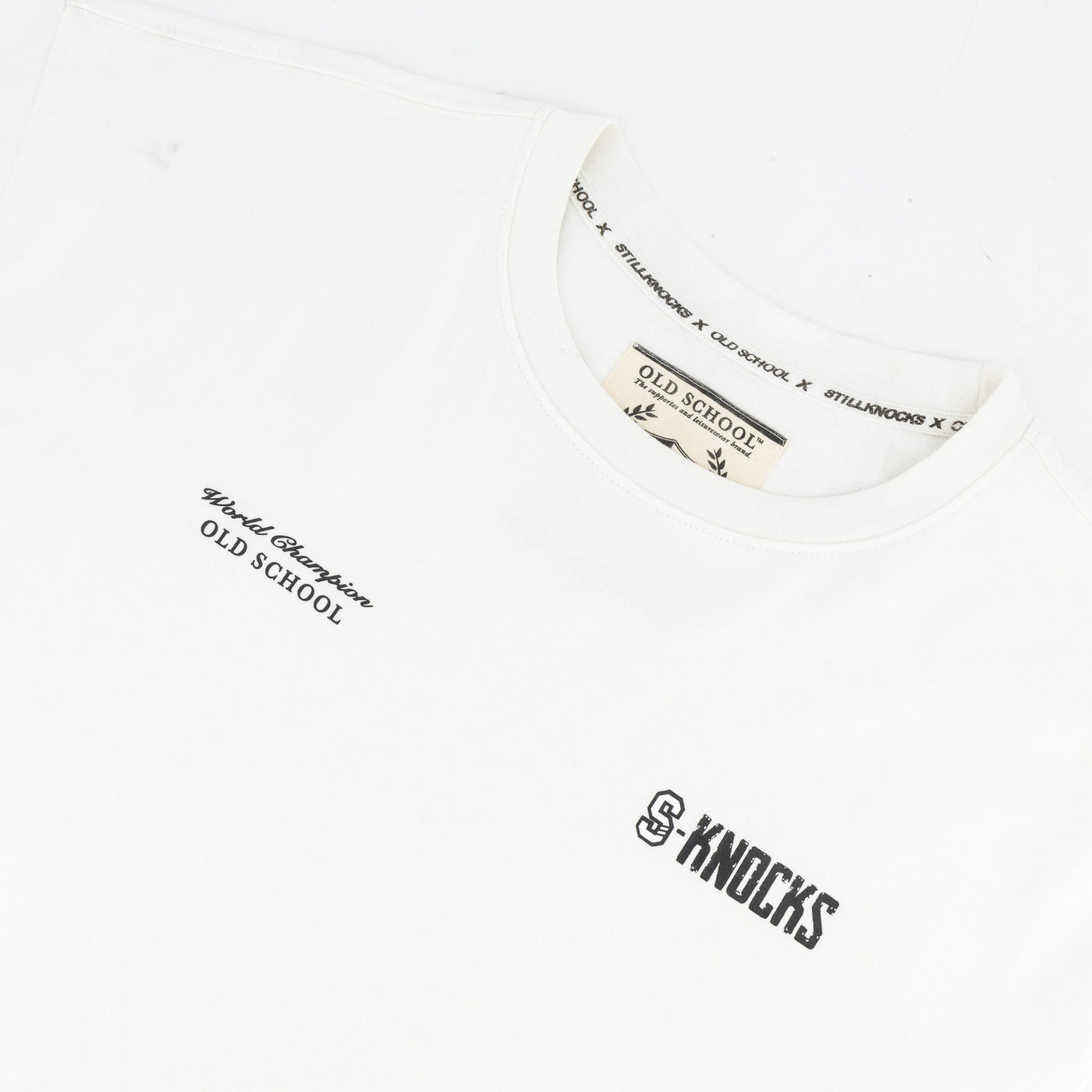 Stillknocks S-Knocks Boxy Crew Tee-White