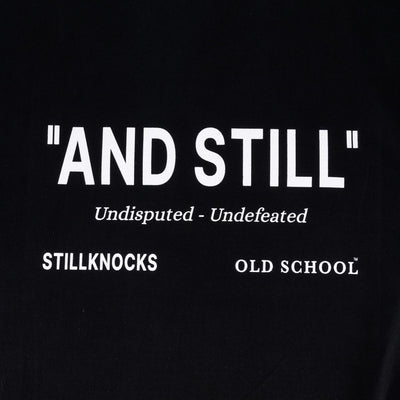 Stillknocks Winning Boxy Tee - Black