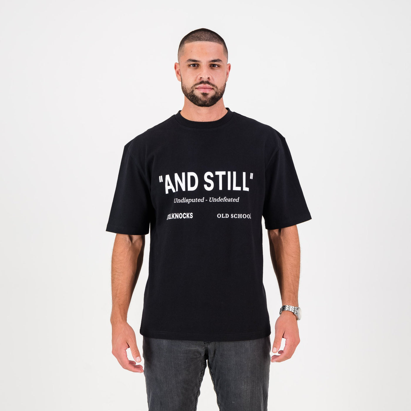 Stillknocks Winning Boxy Tee - Black