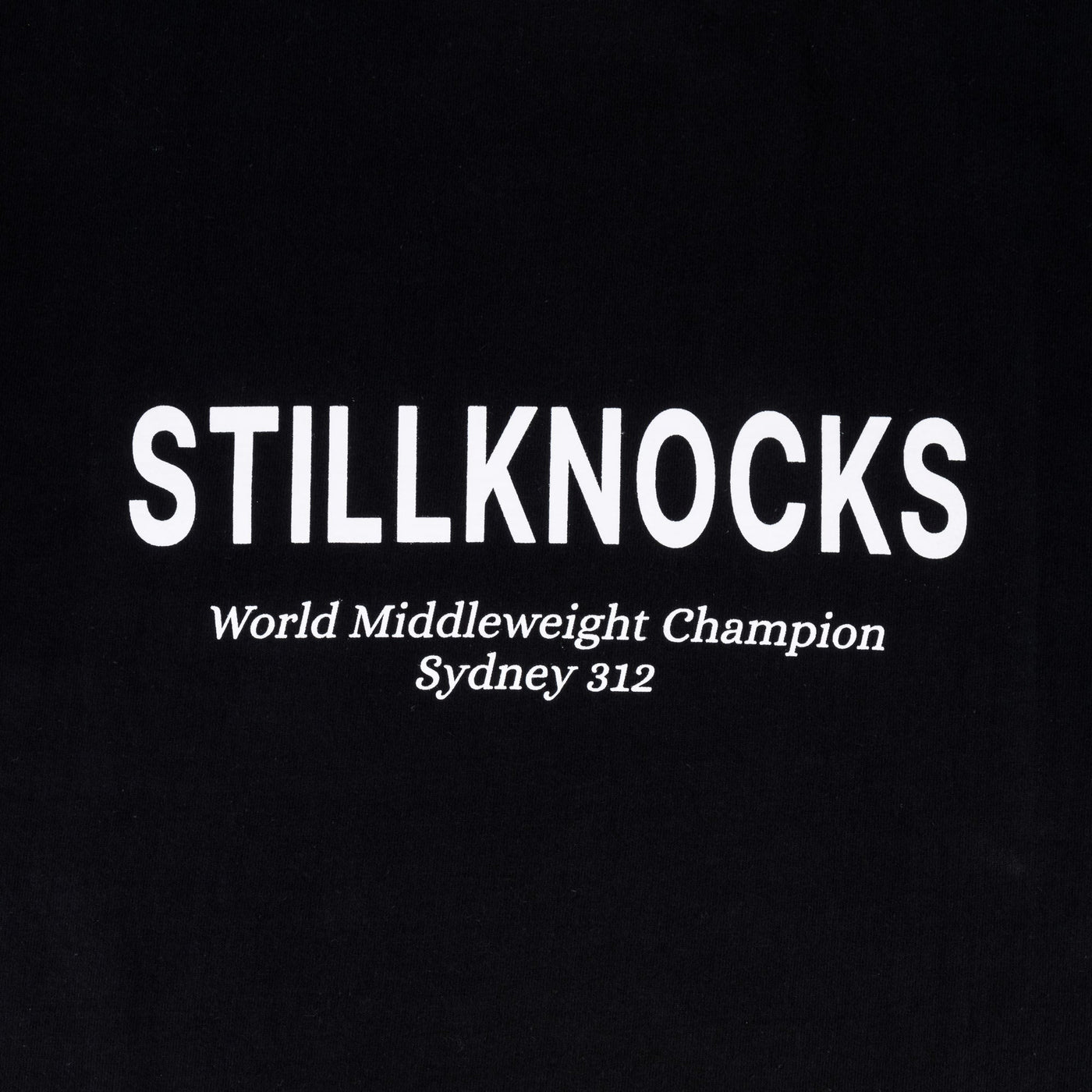 Stillknocks Winning Boxy Tee - Black