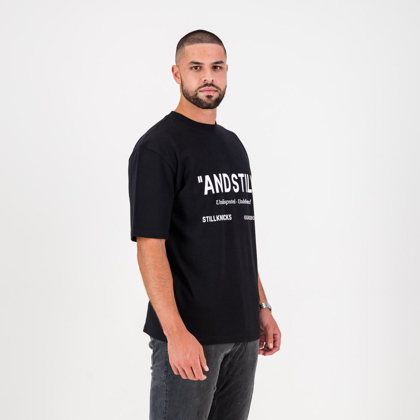 Stillknocks Winning Boxy Tee - Black