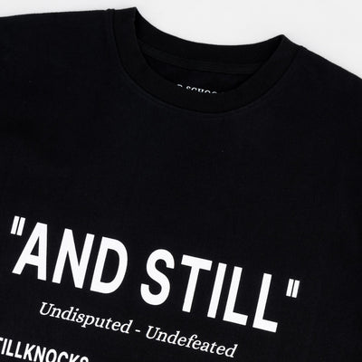 Stillknocks Winning Boxy Tee - Black