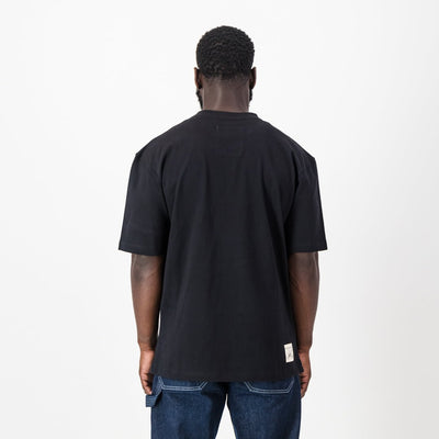 Stillknocks Graphic Boxy Crew Tee Old-Black