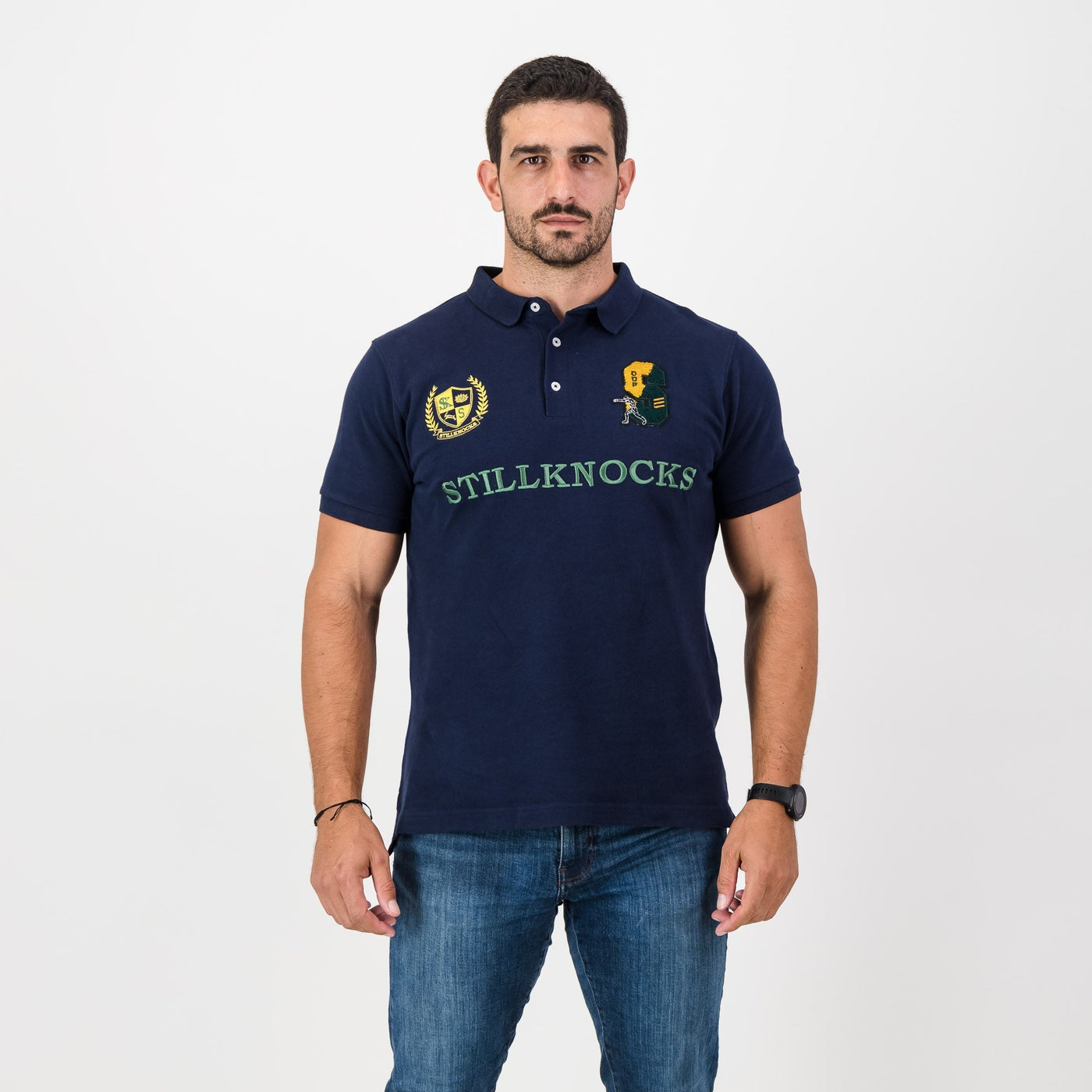 Stillknocks Real DDP SS Polo-Navy