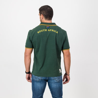 Stillknocks V Tipped SS Polo-OS Green