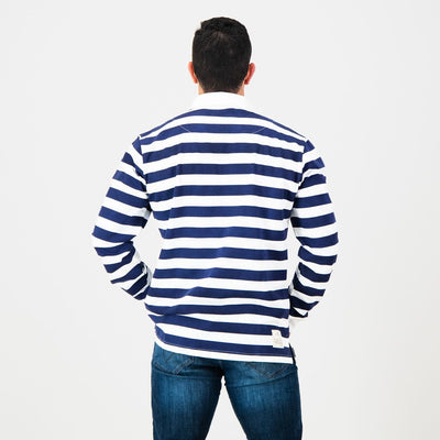 Schools Ikeys Varsity Cup LS Rugby Jersey-Navy