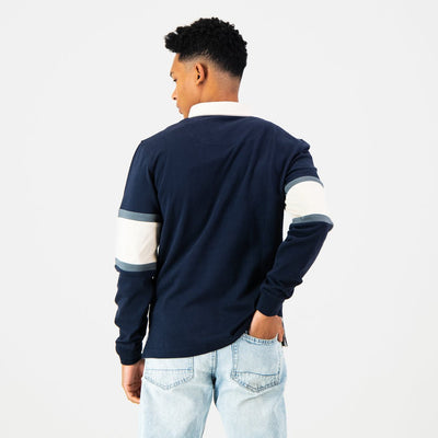 Old School C&S LS Rugby Jersey-Navy